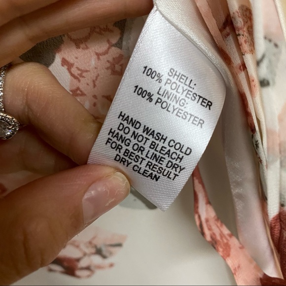 SOLD Lulus Elegantly Inclined Cream Floral Dress - Picture 11 of 11